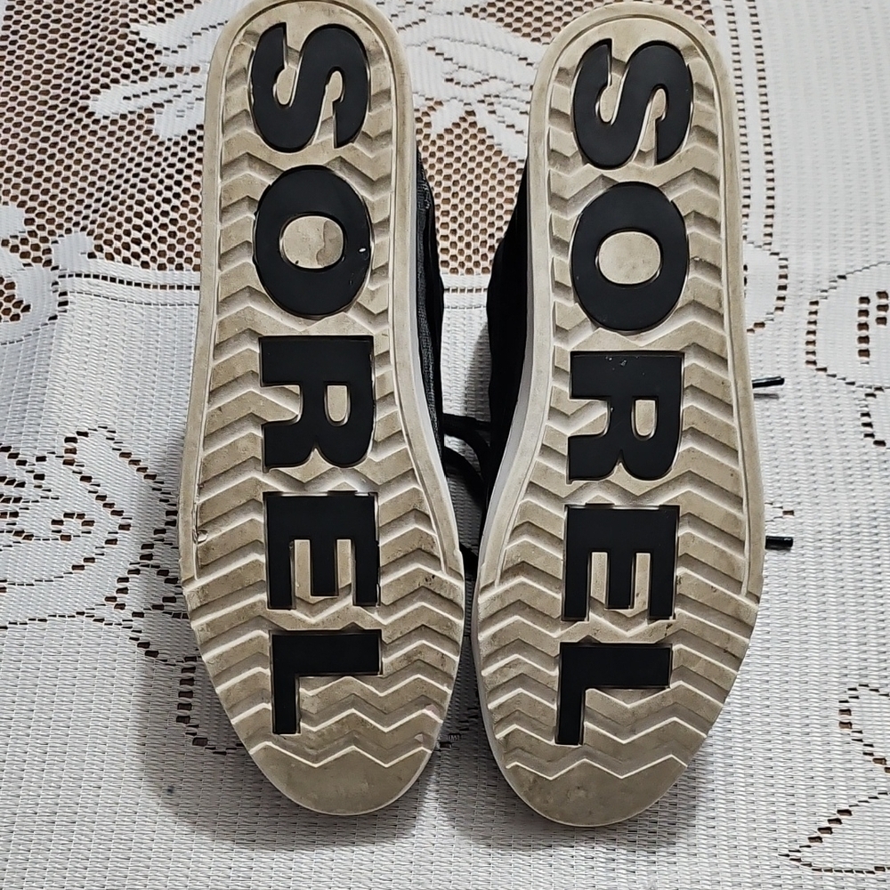 Sorel Women's Black Lace-Up High-Tops - Picture 3 of 9